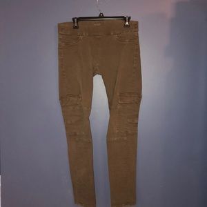Hudson military skinny cargo pull on size 29